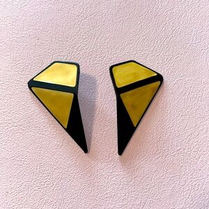Vintage asymmetrical earrings.